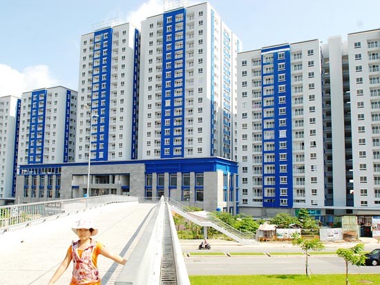 A new apartment block in District 8, HCMC (Photo: SGGP) A new apartment block in District 8, HCMC (Photo: SGGP)