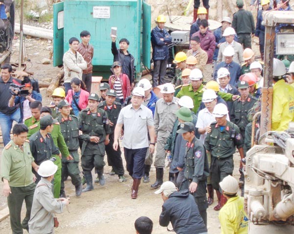 Deputy Prime Minister Hai at the scene (Photo: SGGP) Deputy Prime Minister Hai at the scene (Photo: SGGP)