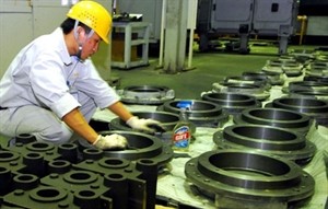 A worker inspects equipment at a foreign-invested company in the northern port city of Hai Phong (Photo: VNA) A worker inspects equipment at a foreign-invested company in the northern port city of Hai Phong (Photo: VNA)