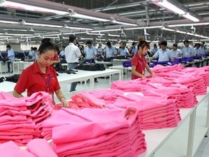 A garment production line (Photo: VNA) A garment production line (Photo: VNA)