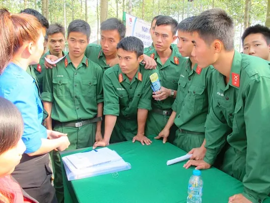 800 bộ đội sắp xuất ngũ được tư vấn việc làm