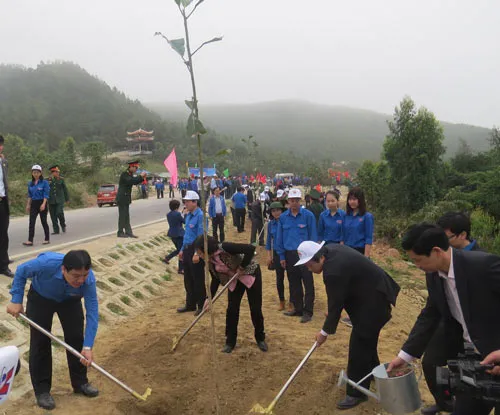 Phát động Tết trồng cây tại Vũng Chùa