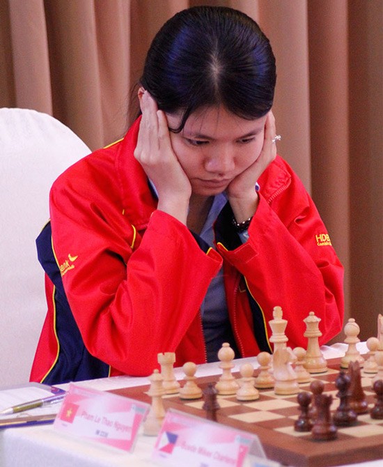Player Pham Le Thao Nguyen. (Photo: SGGP) Player Pham Le Thao Nguyen. (Photo: SGGP)