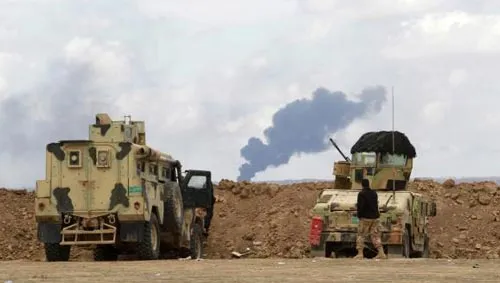IS đốt nhiều giếng dầu tại Iraq