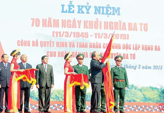Kỷ niệm 70 năm khởi nghĩa Ba Tơ