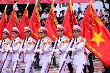 Viet Nam will celebrate the 40th anniversary of liberation and national reunification with a military parade involving nearly 6,000 soldiers, militia, and civilians in HCM City on April 30. — File Photo Viet Nam will celebrate the 40th anniversary of liberation and national reunification with a military parade involving nearly 6,000 soldiers, militia, and civilians in HCM City on April 30. — File Photo