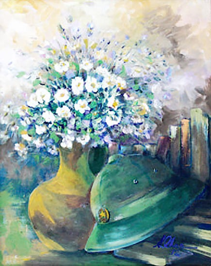 A painting by artist Le Thoa (Photo:SGGP) A painting by artist Le Thoa (Photo:SGGP)