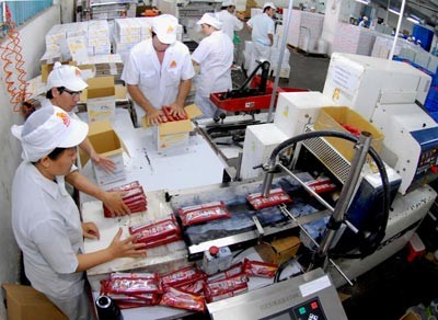 Processed food production at Vissan Company (Photo: SGGP) Processed food production at Vissan Company (Photo: SGGP)