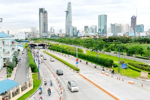 HCMC infrastructure has been developed to better serve residents (Photo: SGGP) HCMC infrastructure has been developed to better serve residents (Photo: SGGP)