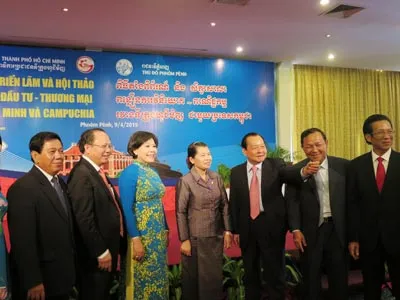 TPHCM tăng cường hợp tác đầu tư, thương mại, du lịch với TP Phnom Penh