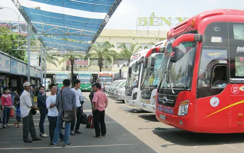 Bến xe miền Đông tăng cường lực lượng bảo vệ trong kỳ nghỉ lễ