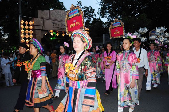 At the closing ceremony in Hue -Photo SGGP At the closing ceremony in Hue -Photo SGGP
