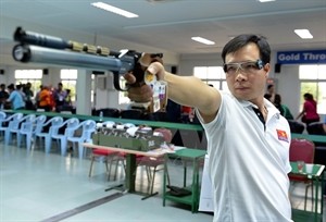 Marksman Hoang Xuan Vinh. (Photo: VNA) Marksman Hoang Xuan Vinh. (Photo: VNA)
