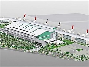 Model of T2 International Terminal of Tan Son Nhat International Airport. (Photo: VNA) Model of T2 International Terminal of Tan Son Nhat International Airport. (Photo: VNA)