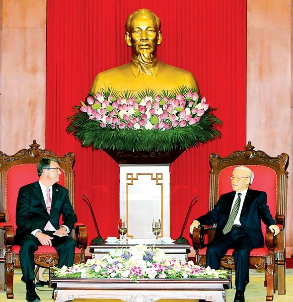 Việt Nam - Hoa Kỳ ký Tuyên bố tầm nhìn chung về quan hệ quốc phòng
