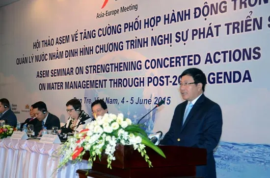 ASEM tăng cường phối hợp hành động trong quản lý tài nguyên nước