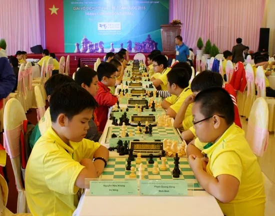 Hơn 800 VĐV dự giải vô địch cờ vua trẻ toàn quốc năm 2015 ảnh 1 Hơn 800 VĐV dự giải vô địch cờ vua trẻ toàn quốc năm 2015 ảnh 1