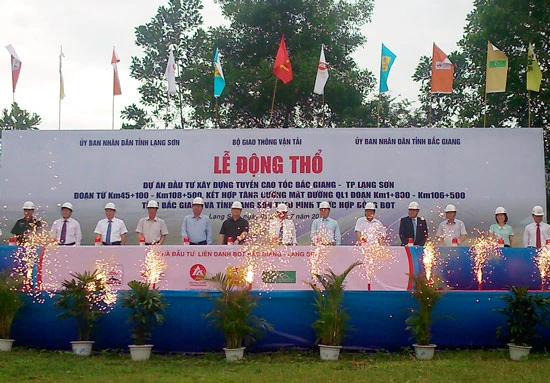 Khởi công Dự án đường cao tốc Bắc Giang- Lạng Sơn