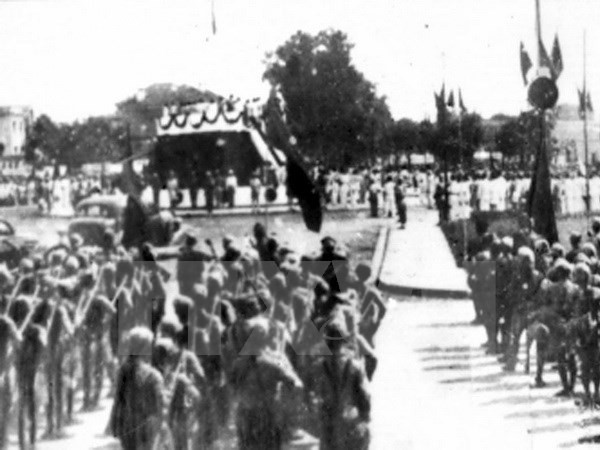 President Ho Chi Minh read Declaration of Independence on September 2, 1945 at Ba Dinh Square (Source: VNA) President Ho Chi Minh read Declaration of Independence on September 2, 1945 at Ba Dinh Square (Source: VNA)
