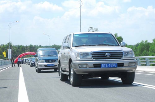 My Loi Bridge opens to traffic on August 29 (Photo: SGGP) My Loi Bridge opens to traffic on August 29 (Photo: SGGP)
