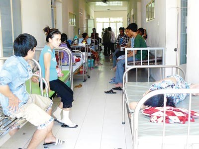 Hospitals overloaded with dengue in-patients (Photo: SGGP) Hospitals overloaded with dengue in-patients (Photo: SGGP)