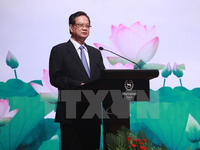 PM Nguyen Tan Dung addresses the AMME 13's opening ceremony (Photo: VNA) PM Nguyen Tan Dung addresses the AMME 13's opening ceremony (Photo: VNA)