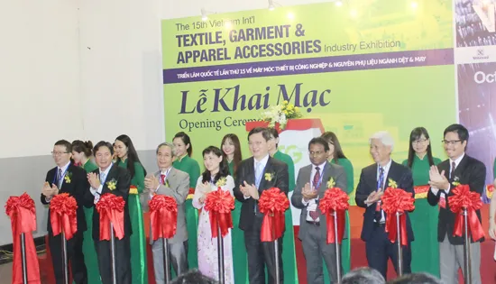 125 đơn vị tham gia triển lãm quốc tế về thiết bị, nguyên phụ liệu dệt may - VTG 2015