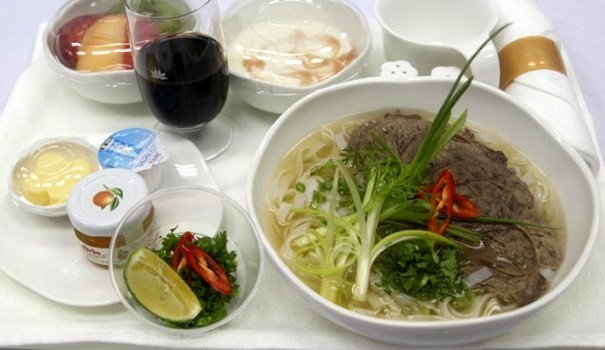 Vietnam Airlines' in-flight meal Vietnam Airlines' in-flight meal