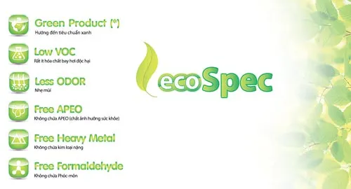 Công ty 4 Oranges giới thiệu dòng sản phẩm sơn cao cấp SPEC GO GREEN