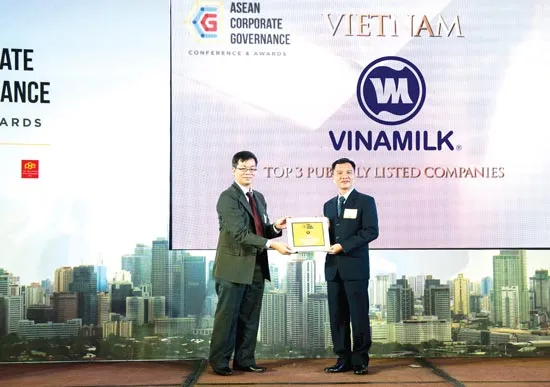 Vinamilk có điểm Quản trị công ty tốt nhất Việt Nam
