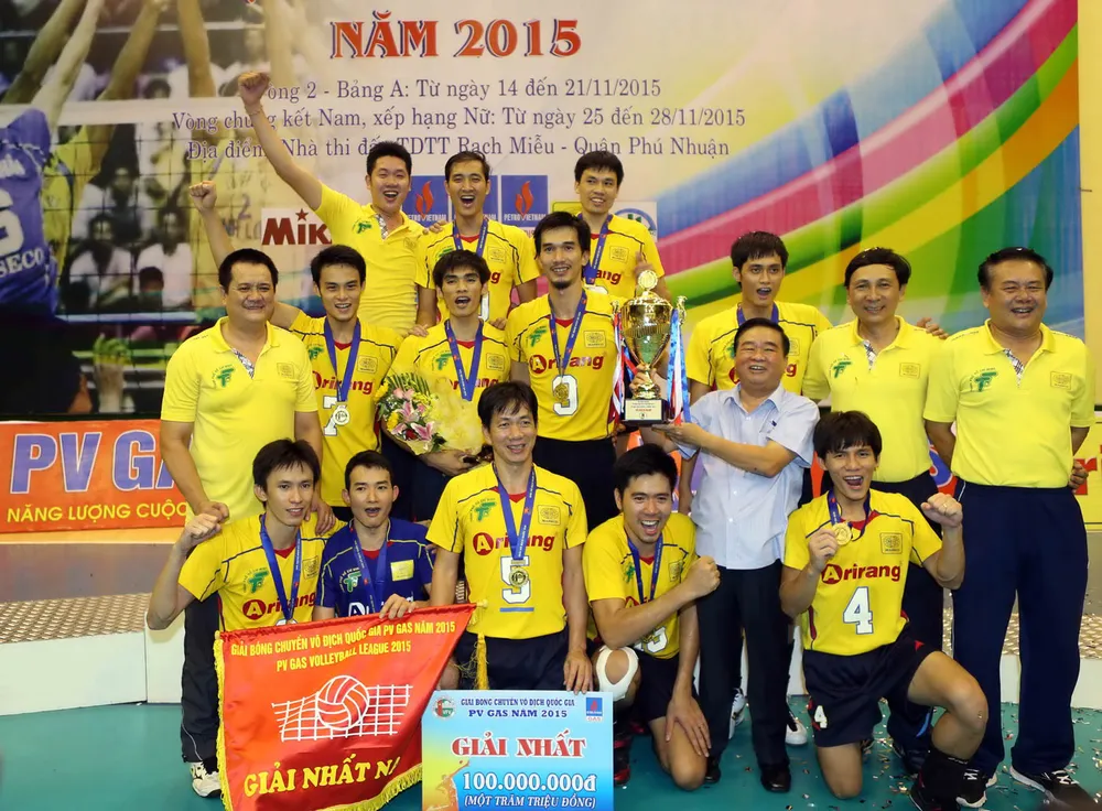 Kết thúc giải bóng chuyền vô địch Quốc gia năm 2015: Maseco TPHCM lần đầu đăng quang ảnh 1 Kết thúc giải bóng chuyền vô địch Quốc gia năm 2015: Maseco TPHCM lần đầu đăng quang ảnh 1