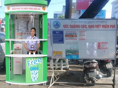 Da Nang's culture, sport and tourism department will provide free water to local people and tourists under a pilot project later this year. (Source: danviet.vn) Da Nang's culture, sport and tourism department will provide free water to local people and tourists under a pilot project later this year. (Source: danviet.vn)