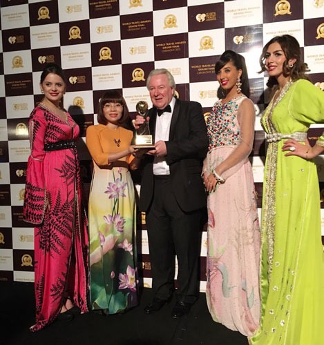 The award ceremony of the World Travel Awards Worldwide Categories. The award ceremony of the World Travel Awards Worldwide Categories.