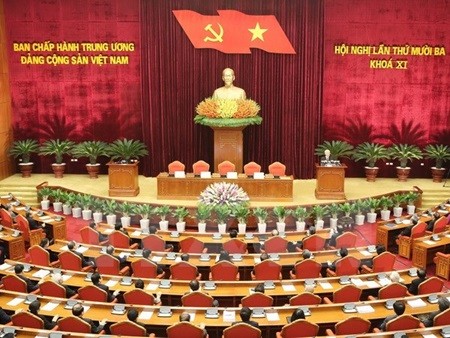 The 13th meeting of the Party Central Committee wrapped up in Ha Noi yesterday after eight days of talks. — VNA The 13th meeting of the Party Central Committee wrapped up in Ha Noi yesterday after eight days of talks. — VNA