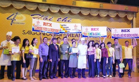 Kết quả hội thi “Đội phục vụ lý tưởng Saigontourist 2015”