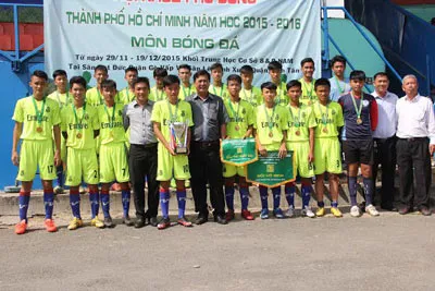 Trường Năng khiếu TDTT Nguyễn Thị Định đoạt chức vô địch ảnh 1