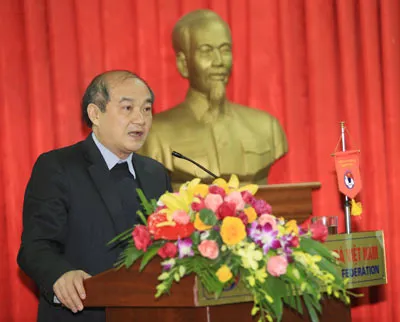 Tổng cục trưởng Tổng cục TDTT Vương Bích Thắng: VFF phải sớm lấy lại niềm tin của CĐV ảnh 1 Tổng cục trưởng Tổng cục TDTT Vương Bích Thắng: VFF phải sớm lấy lại niềm tin của CĐV ảnh 1