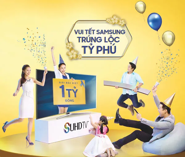 “Vui Tết Samsung, trúng lộc tỷ phú” ảnh 1 “Vui Tết Samsung, trúng lộc tỷ phú” ảnh 1