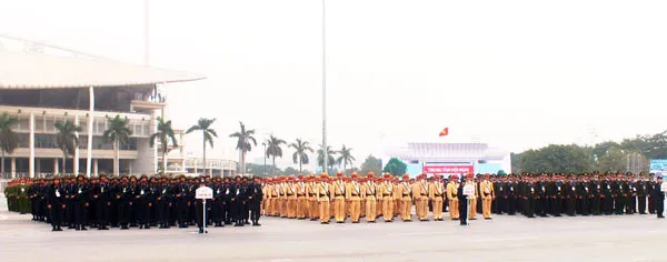 Xuất quân bảo vệ Đại hội Đảng toàn quốc lần thứ XII