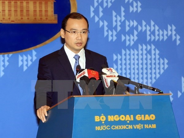 Foreign Ministry’s Spokesperson Le Hai Binh (Photo: VNA) Foreign Ministry’s Spokesperson Le Hai Binh (Photo: VNA)