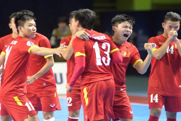 Tứ kết Giải Futsal vô địch châu Á 2016: Thắng Nhật Bản, Việt Nam thẳng tiến vào VCK World Cup ảnh 1 Tứ kết Giải Futsal vô địch châu Á 2016: Thắng Nhật Bản, Việt Nam thẳng tiến vào VCK World Cup ảnh 1