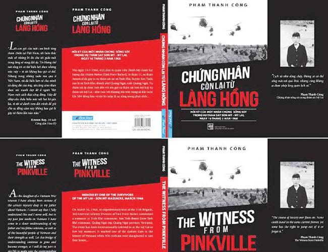 Harrowing account: A book entitled The Witness from PinkVille, written by Pham Thanh Cong, 58, one of only a dozen survivors of the infamous My Lai massacre in 1968, was published on the 48th anniversary of the massacre. Cong, director of the Son My Vestige site management board in the central Quang Ngai Province's Son Tinh District, said the 248-page book recalls what took place in the village (now Tinh Khe Commune) nearly half a century ago. — VNS Photo Cong Thanh Harrowing account: A book entitled The Witness from PinkVille, written by Pham Thanh Cong, 58, one of only a dozen survivors of the infamous My Lai massacre in 1968, was published on the 48th anniversary of the massacre. Cong, director of the Son My Vestige site management board in the central Quang Ngai Province's Son Tinh District, said the 248-page book recalls what took place in the village (now Tinh Khe Commune) nearly half a century ago. — VNS Photo Cong Thanh