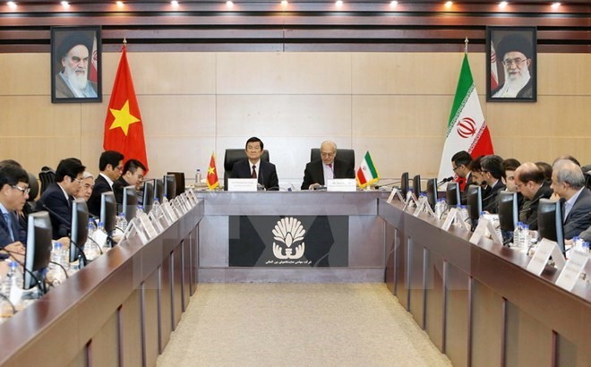 President Truong Tan Sang attends Vietnam-Iran Business Forum (Source: VNA) President Truong Tan Sang attends Vietnam-Iran Business Forum (Source: VNA)
