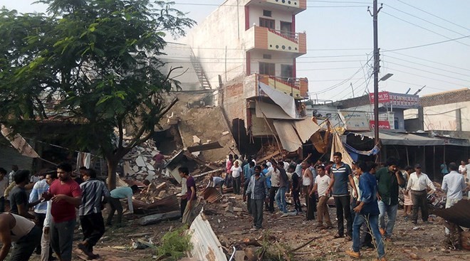 The scene of the accident (Source: AFP/VNA) The scene of the accident (Source: AFP/VNA)