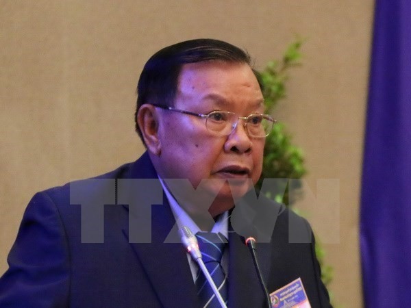 Lao Party General Secretary and President Bounnhang Volachith (Source: VNA) Lao Party General Secretary and President Bounnhang Volachith (Source: VNA)