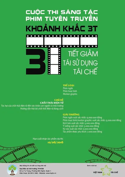 Thi sáng tác phim "Khoảnh khắc 3T" chủ đề "Chất thải điện tử"