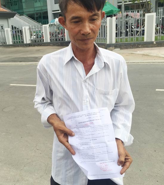Mr. Nguyen Van Bi has been found not guilty (Photo: SGGP) Mr. Nguyen Van Bi has been found not guilty (Photo: SGGP)