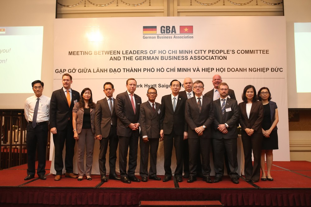 Representatives of GBA and HCMC leaders at the meeting Representatives of GBA and HCMC leaders at the meeting