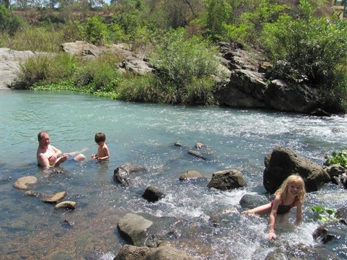 One of many beautiful rivers in South Vietnam. — Photo courtesy of Virginia Morris.