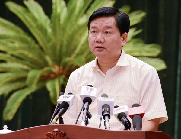 Secretary Dinh La Thang states at the city Party Committee’s sixth conference (Photo: SGGP) Secretary Dinh La Thang states at the city Party Committee’s sixth conference (Photo: SGGP)